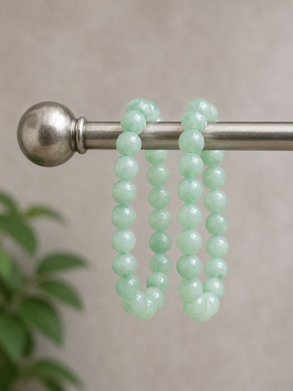 Green Aventurine Gemstone Bracelet | Handmade - Picture 4 of 6